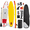 Rainbow, variant on Lemon Green Inflatable Stand Up Paddle Board, 350lbs Capacity, Beginner-Friendly Water Sport