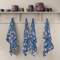 thumbnail image 5 of GZHJMY Soft Absorbent Reusable Kitchen Towels, Set of 6|28x18 in, Sea Life Dining Kitchen Living Room Tea Towels Dish Towels Decorative Towels, 5 of 7