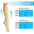 thumbnail image 2 of 6 Pairs Copper Compression Socks for Women & Men Circulation 15-20 mmhg - Better Blood Flow, Swelling, Best Support for Medical, Running, Nursing, 2 of 7