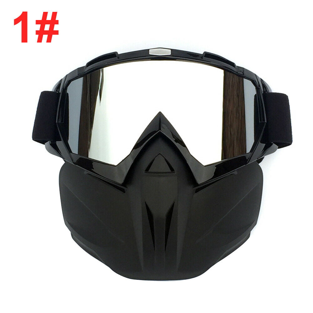 Motorcycle Motocross Face Mask Goggles Off Road MX ATV Dirt Bike Glasses Eyewear 
