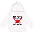 thumbnail image 2 of Inktastic My Poppy Loves Me Grandchild Toddler Hoodie, 2 of 4