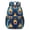 Basketball and Fire, variant on Basketball and Sneaker Beige Pattern 17" School Backpacks for Teens,Waterproof Oxford Fabric,S-Shape Padded Straps for School,Travel,Hiking,Camping