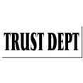 thumbnail image 5 of Slim Pre-Inked Trust Dept Stamp, Slim 1444, Ultra Slim Design, Impression Size 1/2" by 1-3/4", Up to 25,000 Impressions - Green Ink, 5 of 10