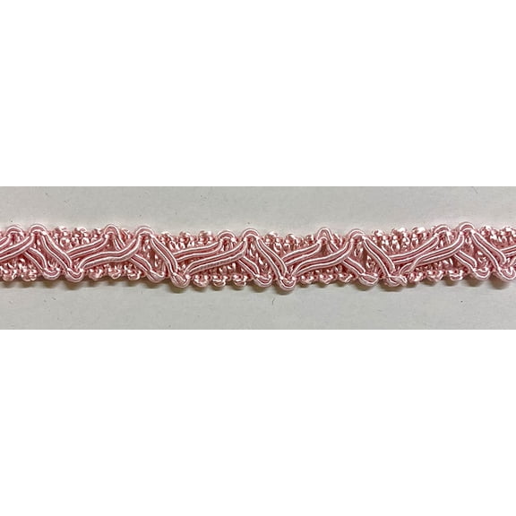 3/8" Designer Braid Gimp Trim - 18 Yards! - Color: Light Pink