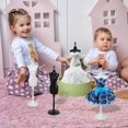 thumbnail image 3 of 8pcs Doll Clothes Mannequin Mini Mannequin Stands Doll Mannequin for Clothes, 3 of 4