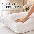 thumbnail image 3 of SORMAG Pillow for Beds 2 Pack Queen Size Pillows Set of 2 Hypoallergenic Hotel Down Alternative Pillow for Side and Back Sleeper 20 x 30 inches, 3 of 8