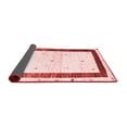 thumbnail image 2 of Ahgly Company Indoor Square Solid Red Modern Area Rugs, 4' Square, 2 of 4