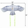 thumbnail image 5 of Esschert Design USA FY26 Realistic Hawk Scarer/Bird Deterrent Kite, Silver/White, 5 of 5