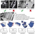 thumbnail image 2 of ALLTIMES For Toyota Tacoma Car Seat Cover 5 Seat Full Set Polyester Cloth Front Rear Protector, 2 of 10