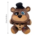 thumbnail image 3 of 9inch Five Nights at Freddys Plush Toys,Soft Stuffed Animal FNAF Plushies Freddy Blue Bonnie,Freddy Plush Collectibles for Game Fans,Birthday Halloween Christmas Gifts for Kids 3+, 3 of 4