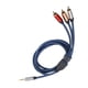 thumbnail image 3 of Cable resistente a la corrosión Cable macho de 35 mm a 3 macho  de sonido pura para altavoz para DVD Cable de alambre para TV, 3 of 8