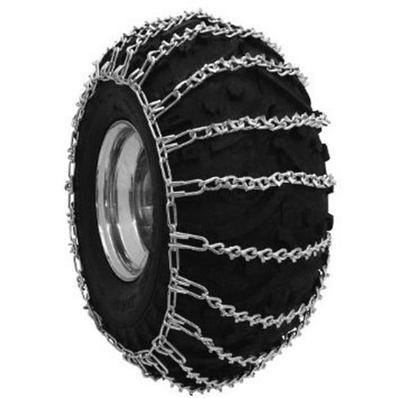 Atv V-Bar Tire Chains, 25X11X10, 2 Link Spacing