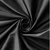 Black Silk Taffeta Fabric 100% Pure Silk 54" Wide Sold By The Yard