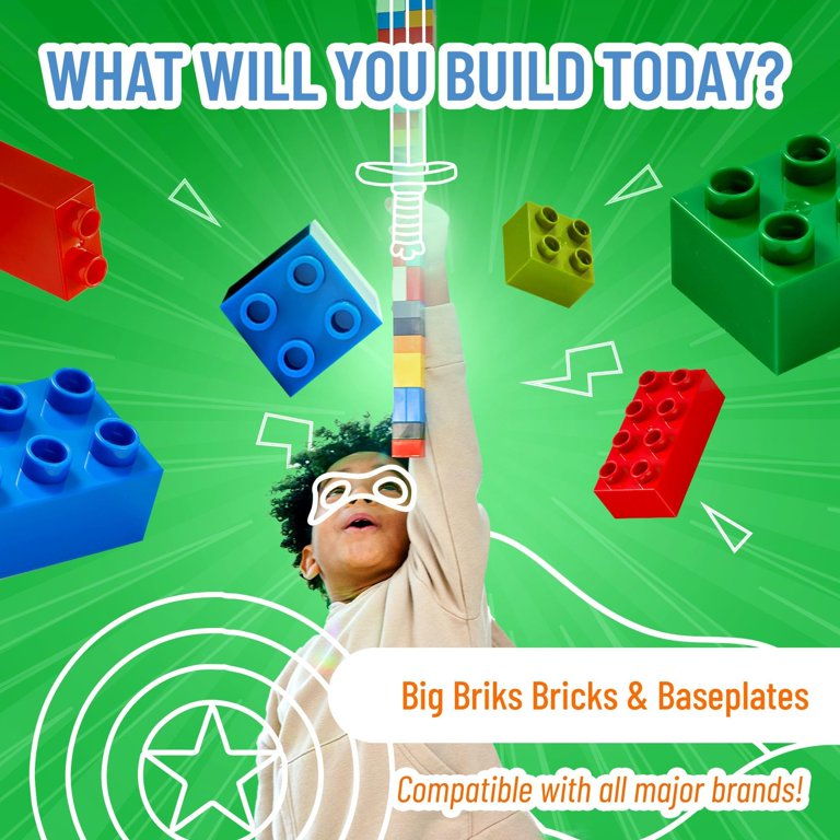 Strictly Briks Big Briks Brick Construction Set - 204 Pieces