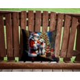 thumbnail image 4 of Carolines Treasures DAC4065PW1414 14 x 14 in. Bedlington Terrier & Santa Claus Throw Pillow, 4 of 6