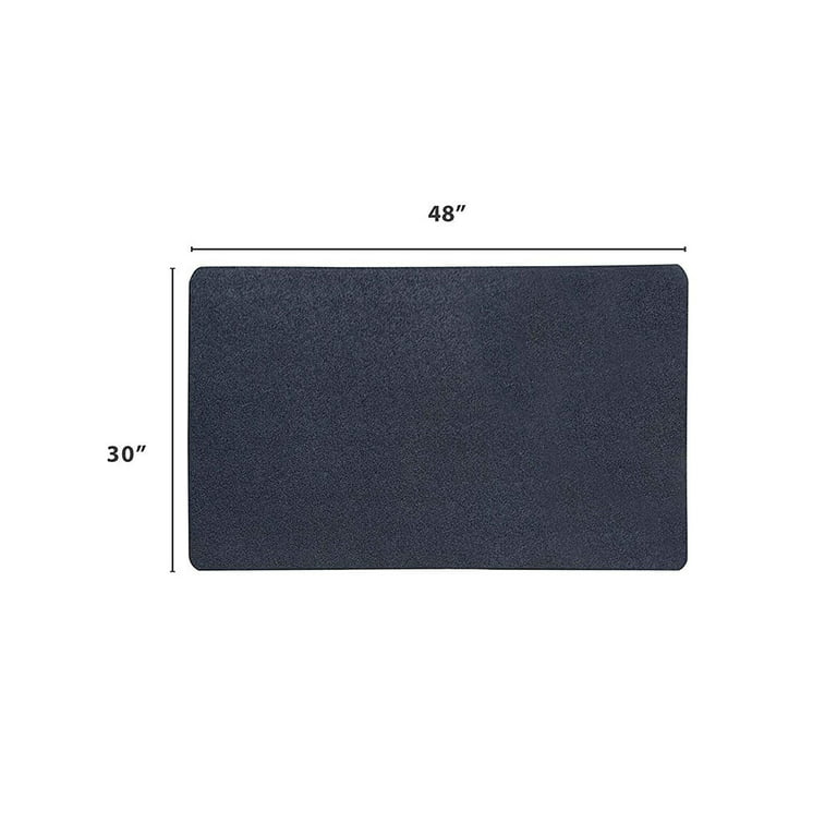 VersaTex Multipurpose Rubber Utility Floor Mat, 30 x 48 Inch, Black (Used)