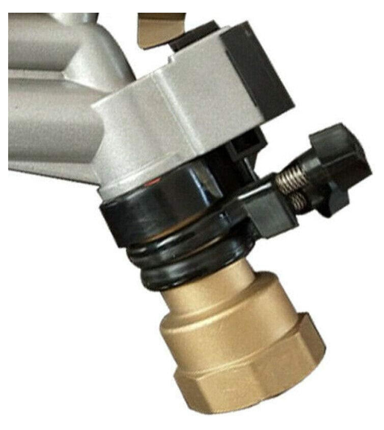 1.5" Impact Sprinkler Water Irrigation Tool, 360° Adjustable Rain Spray Gun for Agriculture Lawn