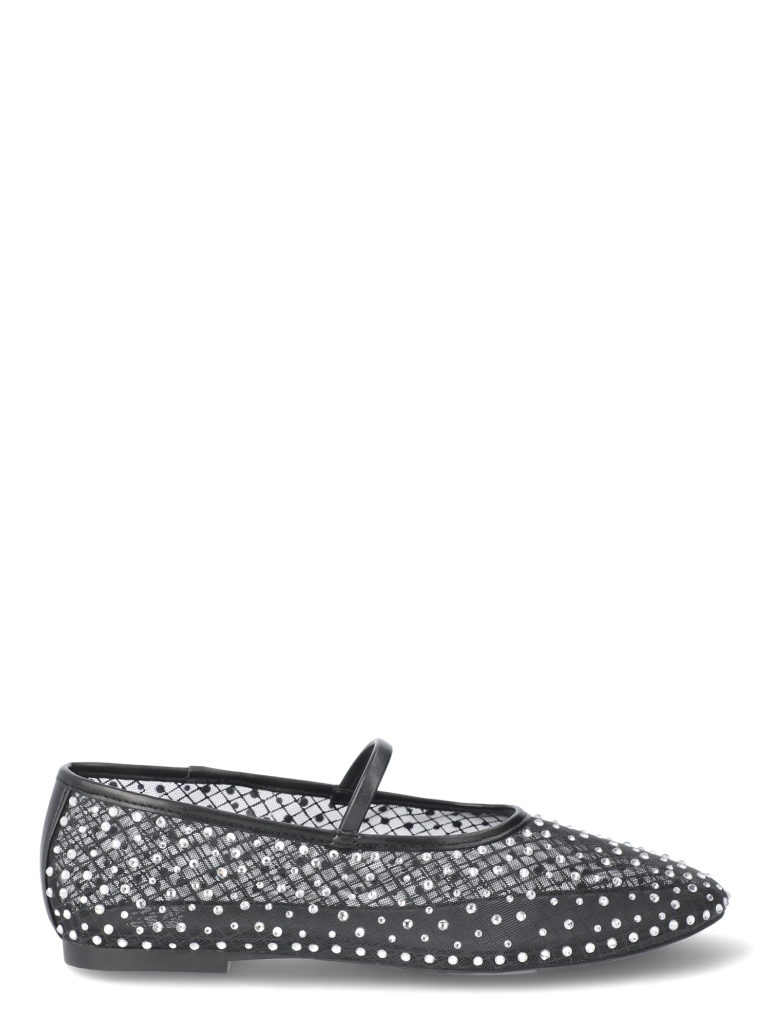 Madden NYC Women’s Mesh Ballet Flats with Rhinestones, Sizes 6-11