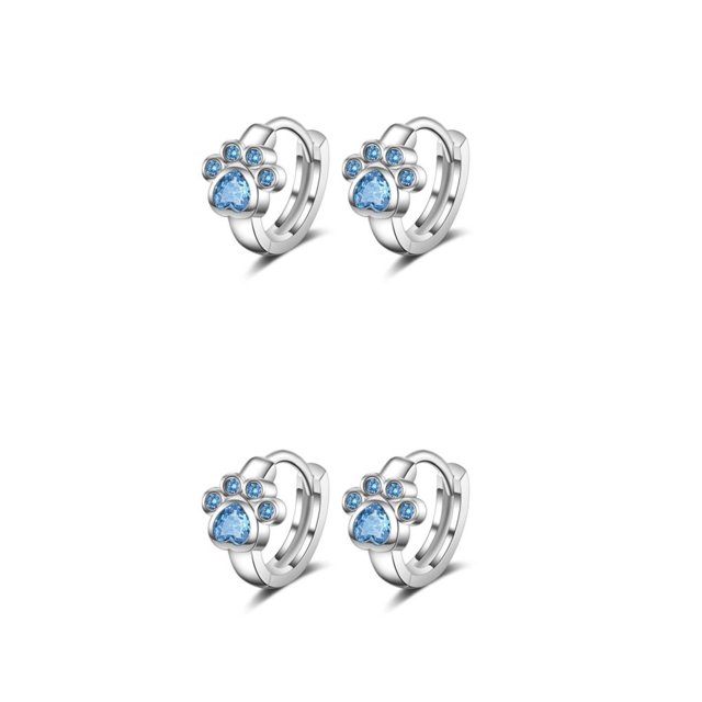 Sonducket 1 par de pendientes de cobre, joyería de moda, mano de obra fina, superficie lisa ligera, suministros de moda para mujer Azul 2Conjunto
