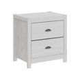 thumbnail image 4 of Solid Wood White Night Stand, Bedside Table, End Table, Desk with Drawers for Living Room, Bedroom, 4 of 5