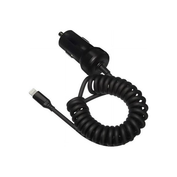 4XEM - Car power adapter - 10 Watt - 2.1 A (Lightning) - black