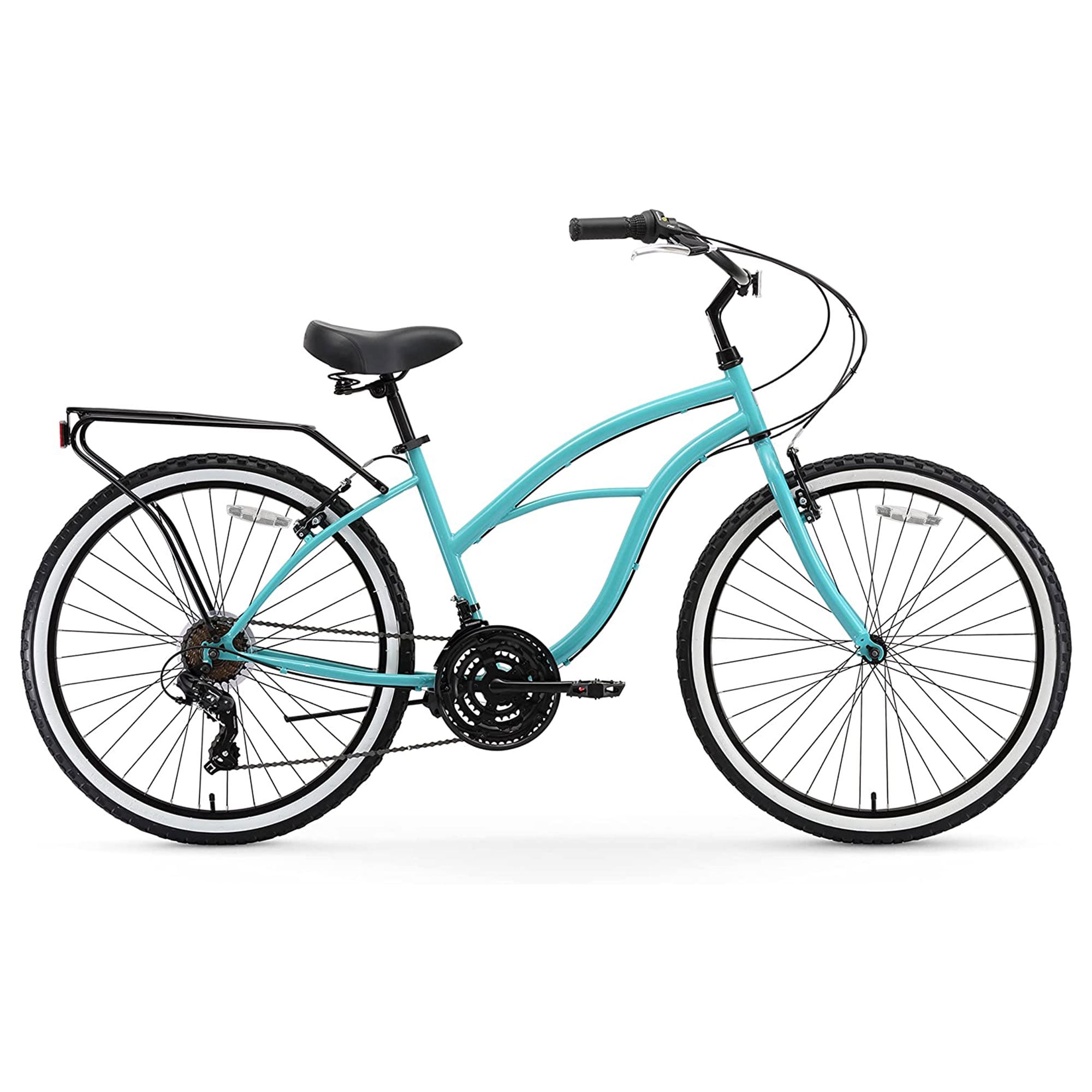 sixthreezero Women's Around the Block 1 Speed Beach Cruiser sixthreezero Women's Around the Block 1 Speed Beach Cruiser