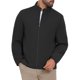 thumbnail image 5 of Chaqueta de negocios INSPIRE CHIC para hombres, con forro, cuello alto, cierre completo, chaqueta formal de golf XL negra, 5 of 6