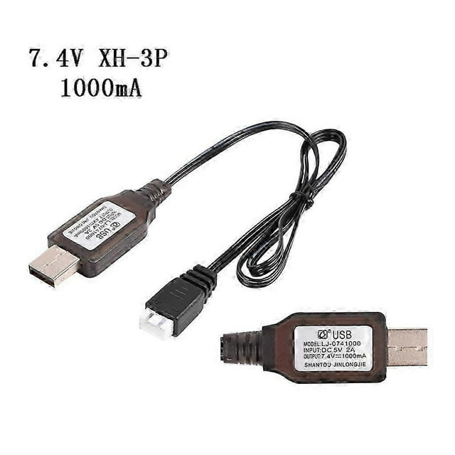 High Quality Universal 7.4v Charger 2000mA/1000mA/500mA XH-3P 2S Li-ion Electric RC Toy Drone USB Charger Accessories