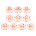 thumbnail image 1 of 100uds Plástico Bobinas Estándar Tamaños para Multifunción Coser Máquina, Naranja, 1 of 5