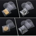 thumbnail image 5 of 50 Pcs Single Pocket Coin Sleeves Collectors Individual Clear Plastic Sleeves Holders Small Coin Holders Plastic Coin Pouch Single Coin Protector for Coins Jewelry and Small Items Storage (2.2 inch), 5 of 7