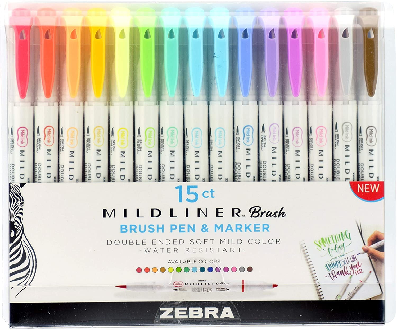 zebra mildliner brush pen