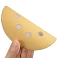 thumbnail image 4 of Uxcell 120 Grits 8-Holes Sanding Discs Hook and Loop Wet Dry Sandpaper Sander Aluminum Yellow 15pcs, 4 of 5