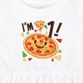 thumbnail image 4 of Inktastic I'm One Pizza Birthday Party Girls Baby Dress, 4 of 5
