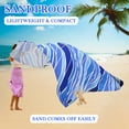 thumbnail image 3 of TERRALYX Beach Blanket Waterproof Sandproof 79" x 82"Beach Mat for 4-7 Adults with 4 Pocket and Stakes Sand Blanket Large Picnic Mat for Travel Camping, 3 of 6