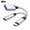 TYPE C 2 IN 1 Silver, variant on OTG 2 IN 1 Adapter Cable USB 3.1 Female Splitter USB C to USB A Type C PD 15W Fast Charger