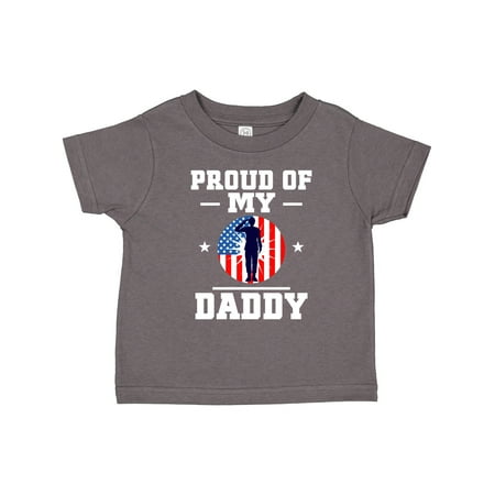 

Inktastic Military Daddy Proud Son Gift Toddler Boy or Toddler Girl T-Shirt