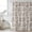 Brown, variant on Blue Floral Waterproof Shower Curtain, Stall 36"x72" Washable Polyester Fabric Shower Curtains for Bathroom, Farmhouse Vintage Flower Leaf Botanical Decorative Bathtub Curtain Sets with Hooks