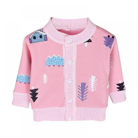 

Baby Sweater Cute Cartoon Baby Cardigan Coat for Autumn Fall 6M-3T