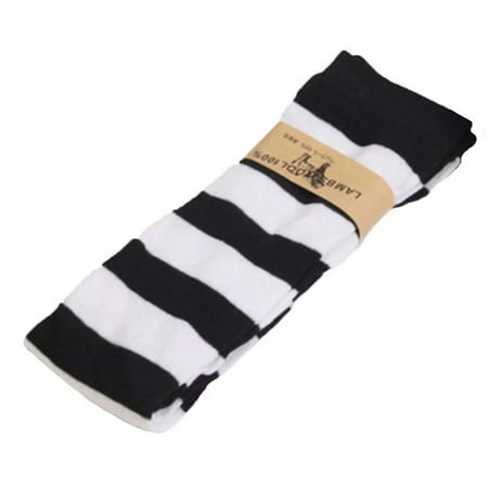 

Musuos Womens Striped Thigh High Stockings Plus Size Over The Knee Socks