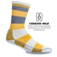 thumbnail image 2 of Ronnox Wool Blend Trekking Hiking Outdoor Sports Performance Cushioned Crew Socks, For Men & Women 3 Pairs, 2 of 5