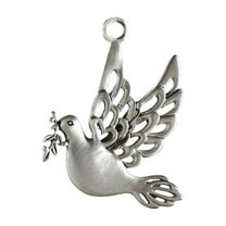 CuiLiyq Christmas Ornaments, 2025 Solid Christmas Tree Ornament Metal DIY Hanging Craft Collectibles, for Xmas Trees Home Party Party Gifts (Dove)