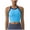 Blue, variant on AherBiu Womens Sports Tank Tops with Built in Bra Sleeveless Spaghetti Strap Ribbed Cropped Yoga Tops