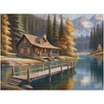 thumbnail image 3 of Lake House Puzzle 500 Pieces Jigsaw Puzzles for Adults,20"x15" Medium Difficulty Fun Jigsaw Puzzles for Family Party Holiday, 3 of 6