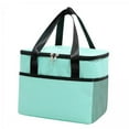 thumbnail image 1 of 2x Bolsa Térmica Aislada Bolsa de Almuerzo Estuche Duradero Bolsa para Utensilios de Cocina Bolsa de Transporte de Alimentos para Mantenimiento Fresco 2 piezas, 1 of 8
