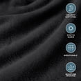 thumbnail image 4 of Bare Home Microplush Fleece Sheet Set - Ultra Soft - Deep Pocket - Queen, Black, 4 of 9