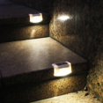 thumbnail image 1 of Bombilla 4pcs LED al aire libre pared solar escalera luz IP65 porche jardín lámpara (blanco cálido) Wdftyju Para estrenar, 1 of 3