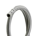 Highcraft 2662NL Lead Free Stainless Steel Braided Ice Maker Supply Line with Two 1/4" Fittings