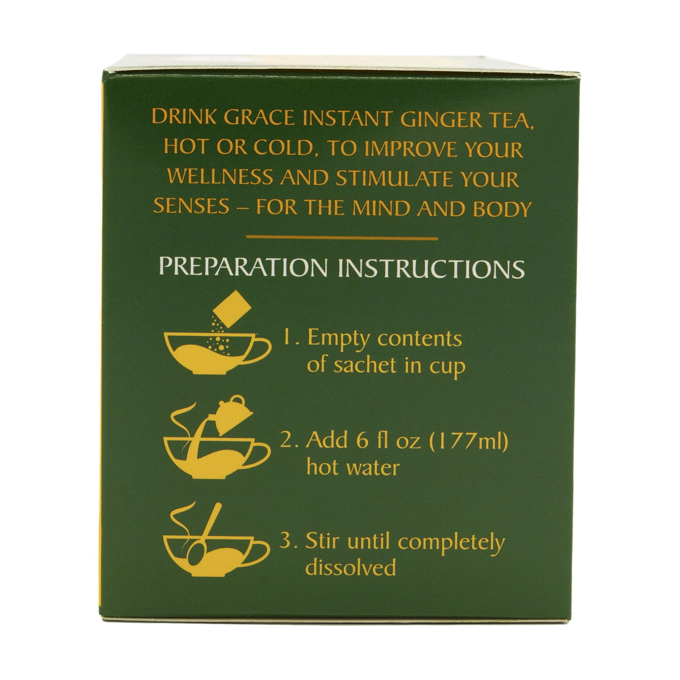 (4 pack) Grace Instant Ginger Tea, 14 Pack Box