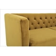 thumbnail image 5 of Uspridefurniture Lisette 33.07'' Velvet Square Arm Chair,Yellow, 5 of 5