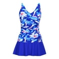 thumbnail image 4 of Nmnitkp Swim Suits for Women 2026 Tankini Swimsuit for Women Slimming Tummy Control Two Piece Bathing Suit Drawstring Swimwear Tank Top with Skirt, 4 of 6